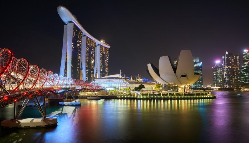 Stopover in Singapur, mit dem Marina Bay Sands und den Gardens by the Bay .